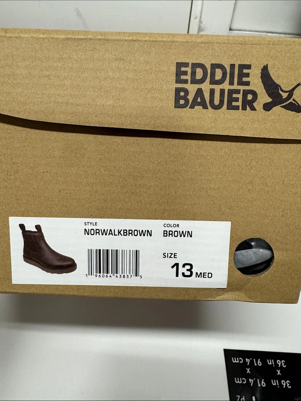 Brown Chelsea Boots Mens 13 Eddie Bauer